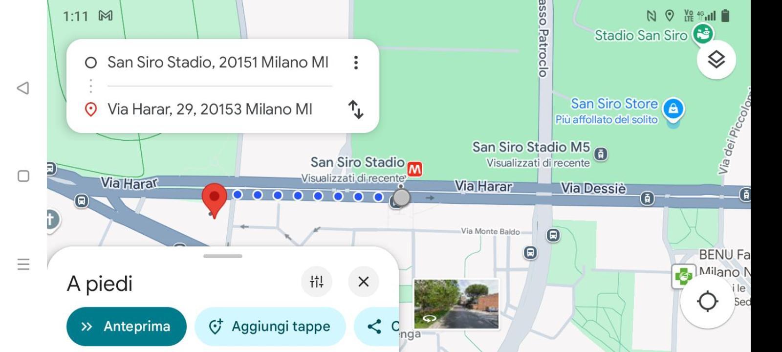 Camera Doppia A 700 Metri Dallo Stadio Cir 015146 Milan Extérieur photo